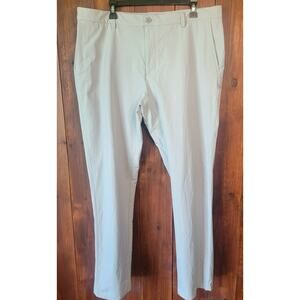 Vineyard Vines 38x32 On-The-Go Performance Pants Light Blue Gray Stretch Cotton